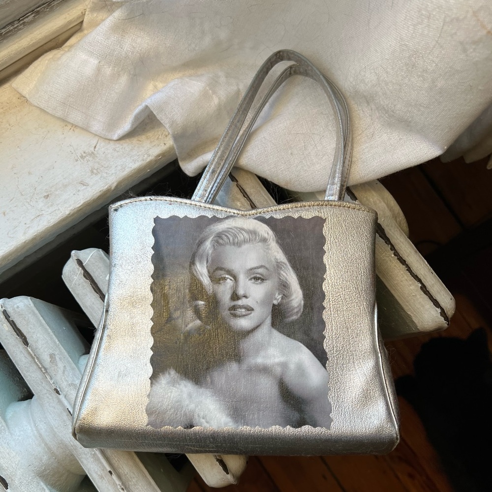 One-Of-A-Kind Marilyn Monroe Hand Crafted Decoupage Vintage Evening Clutch Purse